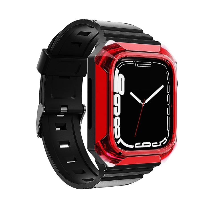 Armor Case Integrated TPU Watch Band For Apple Watch 2 42mm(Red) - Watch Bands by PMC TechLife | Online Shopping South Africa | PMC TechLife