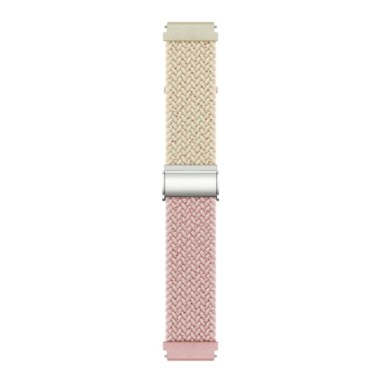 20mm Buckle Braided Nylon Watch Band(Coloful Starlight Pink) - 20mm Bands by PMC TechLife | Online Shopping South Africa | PMC TechLife