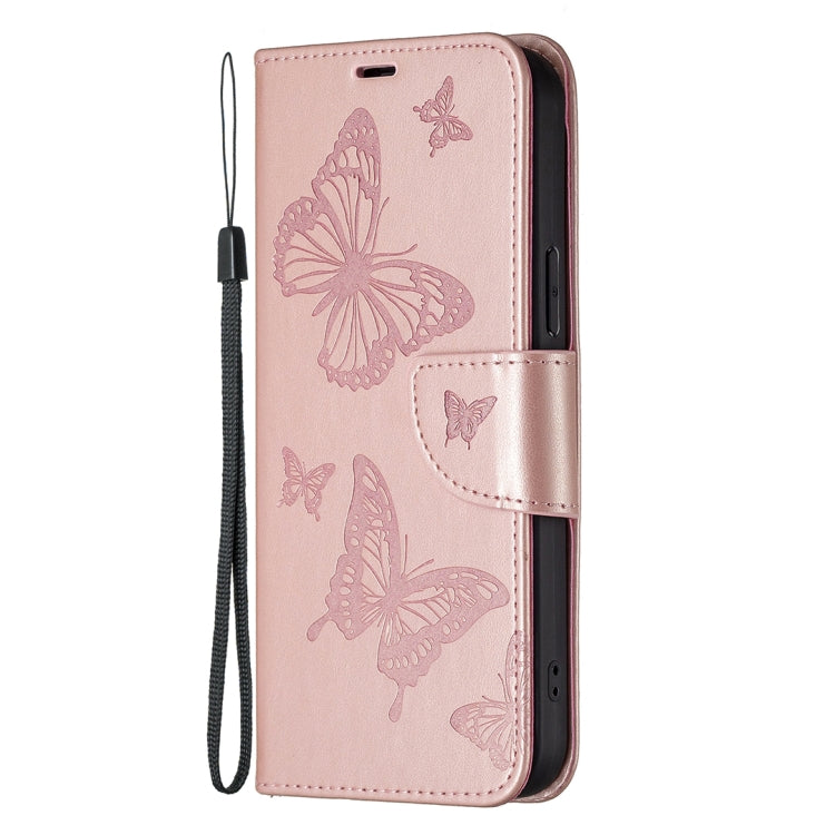 For Xiaomi Civi 3 5G Two Butterflies Embossing Leather Phone Case(Rose Gold) - free shipping - PMC TechLife - Order now!
