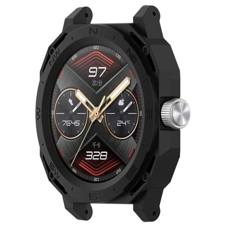 For Huawei Watch GT Cyber Armor Hollow Watch Protective Case(Black) - Watch Cases by PMC Jewellery | Online Shopping South Africa | PMC Jewellery