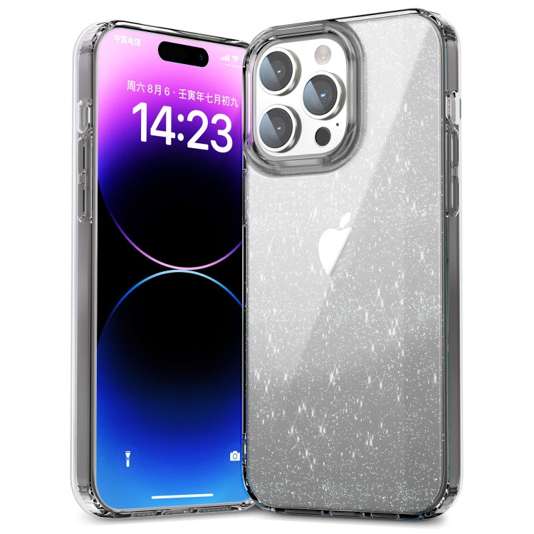 For iPhone 14 Pro Star Solid Color Phone Case(Black) - iPhone 14 Pro Cases by PMC TechLife | Online Shopping South Africa | PMC TechLife