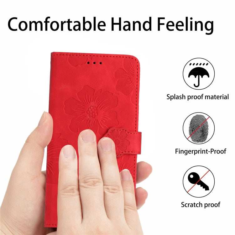 For Xiaomi 13 Pro Flower Embossing Pattern Leather Phone Case(Red) - free shipping - PMC TechLife - Order now!