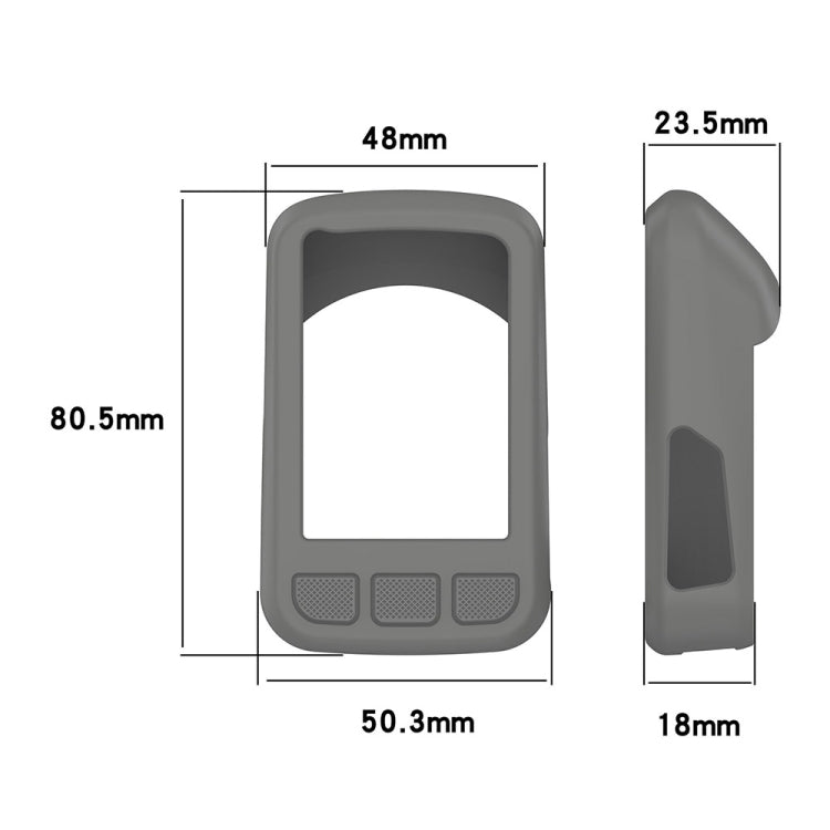 For Wahoo Elemnt Bolt V2 WFCC5 Stopwatch Silicone Protective Case(White) - Watch Case by PMC TechLife | Online Shopping South Africa | PMC TechLife