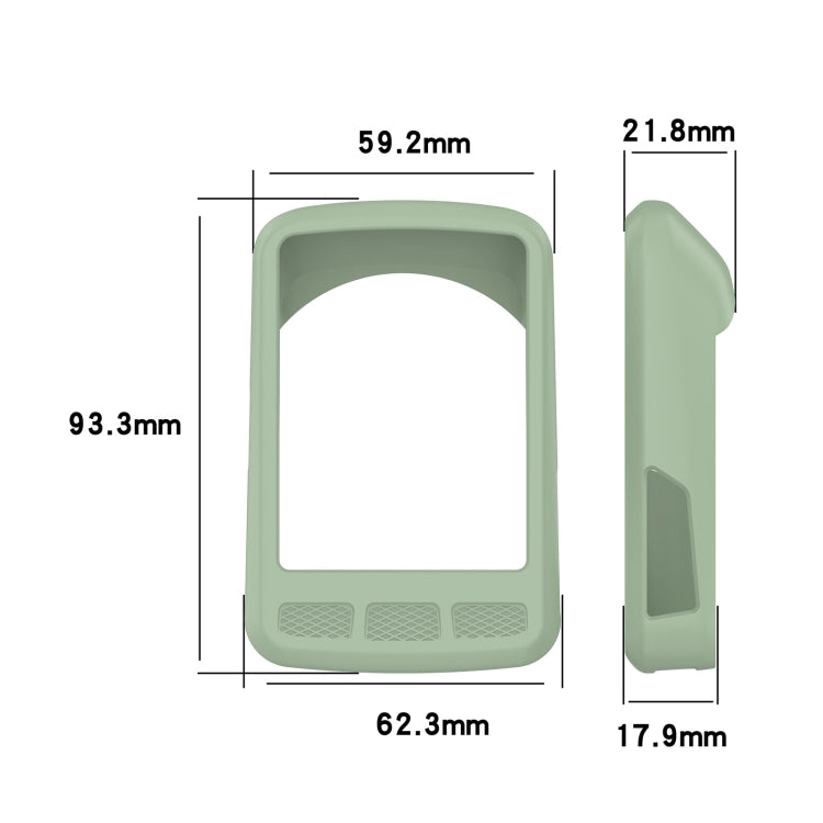 For Wahoo Elemnt Roam WFCC4 Stopwatch Silicone Protective Case(White) - Watch Case by PMC TechLife | Online Shopping South Africa | PMC TechLife