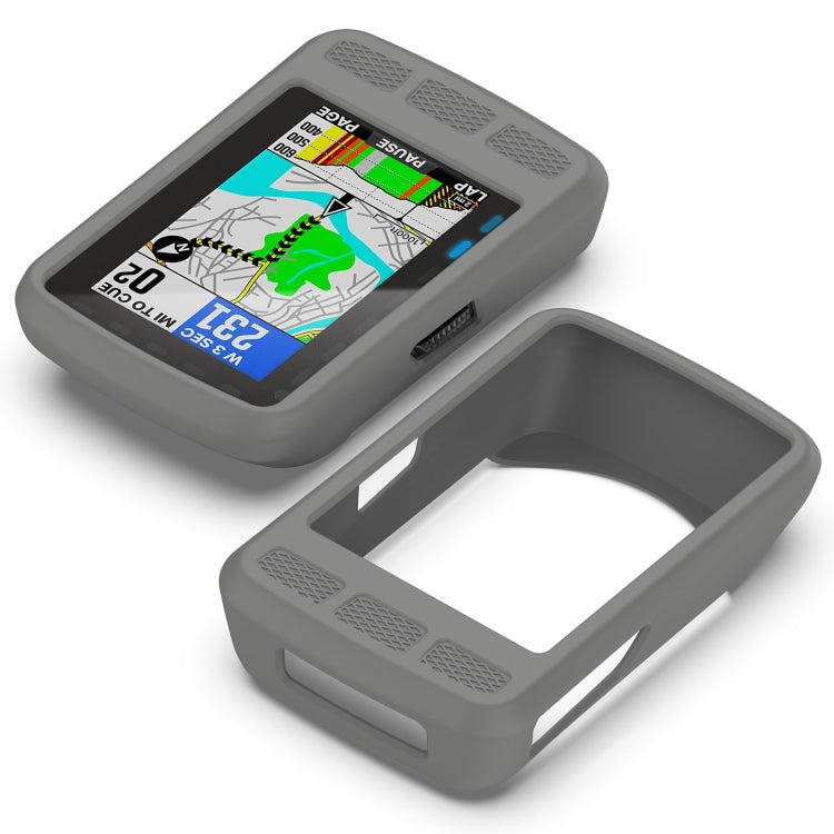 For Wahoo Elemnt Roam WFCC4 Stopwatch Silicone Protective Case(Dark Grey) - Watch Case by PMC TechLife | Online Shopping South Africa | PMC TechLife