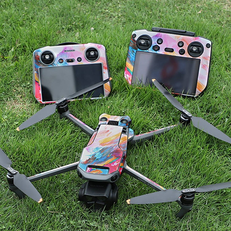 For DJI Mavic 3 Pro / RC Sunnylife Drone Body Remote Control Decorative Stickers Set(Cool Purple) - Stickers by Sunnylife | Online Shopping South Africa | PMC Jewellery