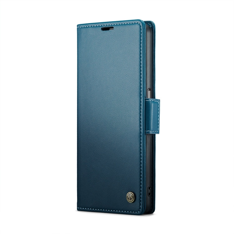 For OPPO A57 4G Global/A57s 4G Global CaseMe 023 Butterfly Buckle Litchi Texture RFID Anti-theft Leather Phone Case(Blue) - OPPO Cases by CaseMe | Online Shopping South Africa | PMC Jewellery | Buy Now Pay Later Mobicred