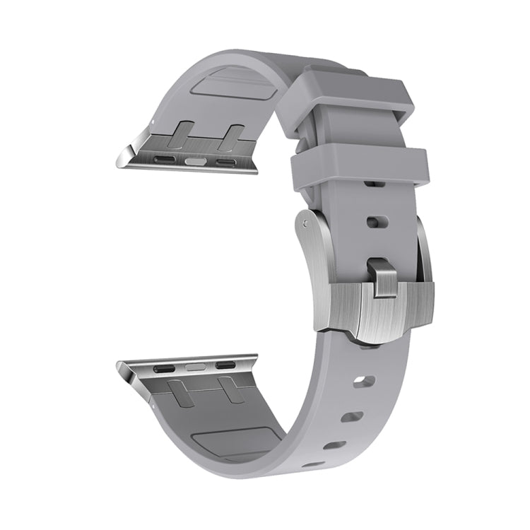 AP Silicone Watch Band For Apple Watch Ultra 49mm(Silver Grey) - Watch Bands by PMC TechLife | Online Shopping South Africa | PMC TechLife