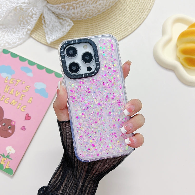 For iPhone 13 Pro Max Noctilucent Light Drip Glue Shockproof Phone Case(Pink) - free shipping - PMC TechLife - Order now!