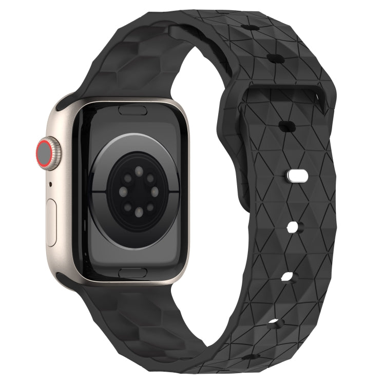 Football Texture Silicone Watch Band For Apple Watch 2 38mm(Dark Grey) - Watch Bands by PMC TechLife | Online Shopping South Africa | PMC TechLife