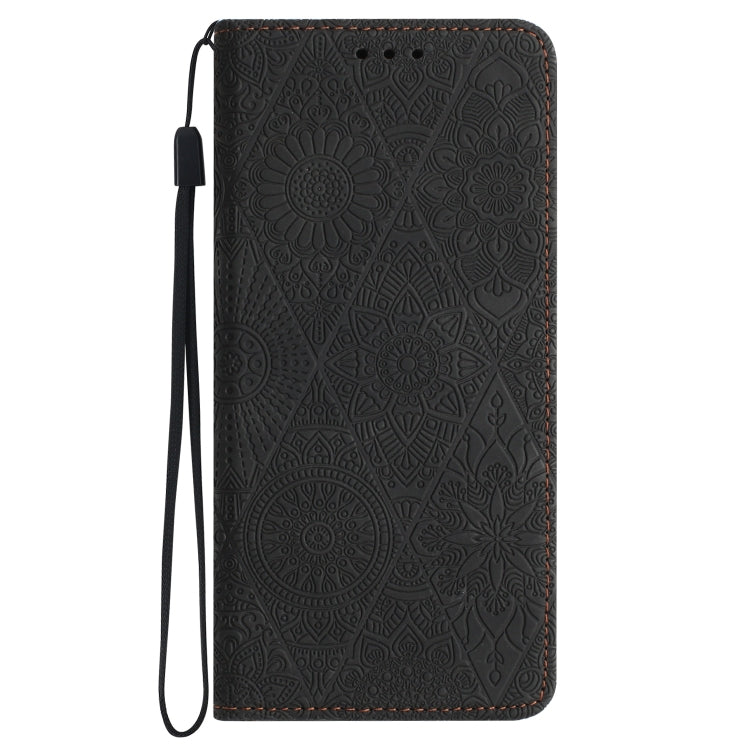 For Samsung Galaxy S23 5G Ethnic Embossed Adsorption Leather Phone Case(Black) - free shipping - PMC TechLife - Order now!