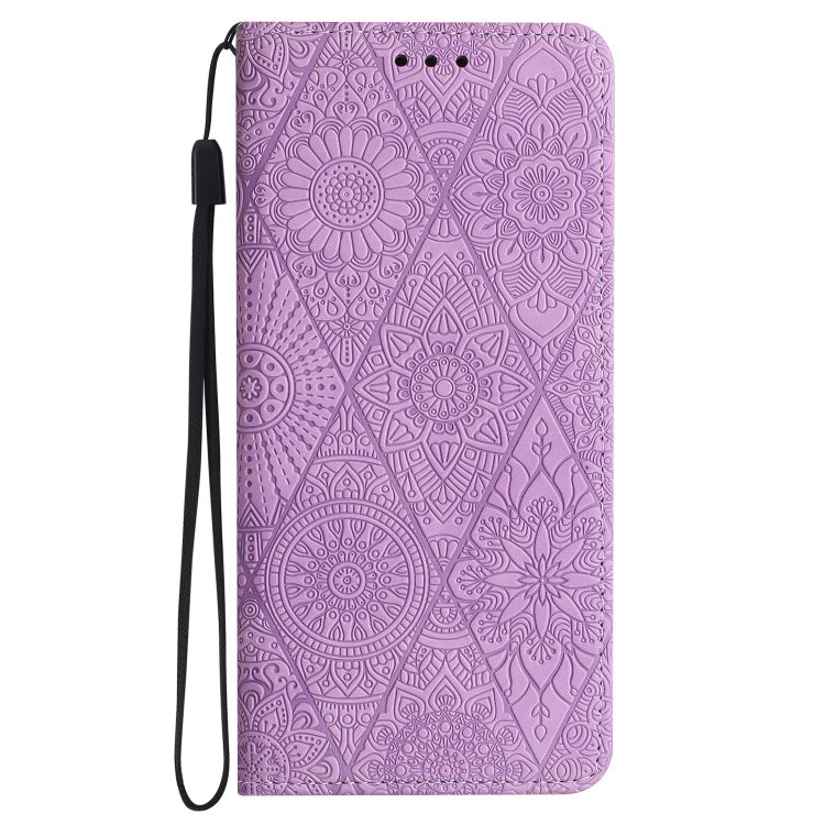 For Samsung Galaxy A32 5G Ethnic Embossed Adsorption Leather Phone Case(Purple) - free shipping - PMC TechLife - Order now!