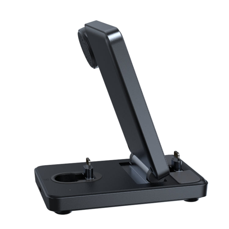 JOYROOM JR-WQS02 4 in 1 Wireless Charging Stand For iPhone / AirPods / Apple Watch Series(Black) - Wireless Charger by JOYROOM | Online Shopping South Africa | PMC Jewellery