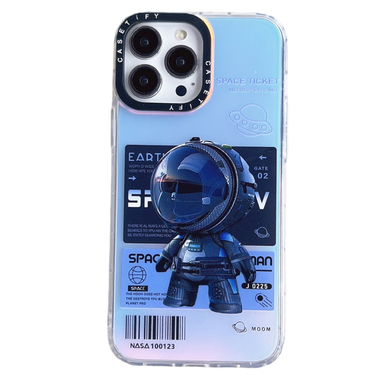 For iPhone 12 Pro Max Astronaut Pattern Shockproof PC Protective Phone Case(Black) - free shipping - PMC TechLife - Order now!