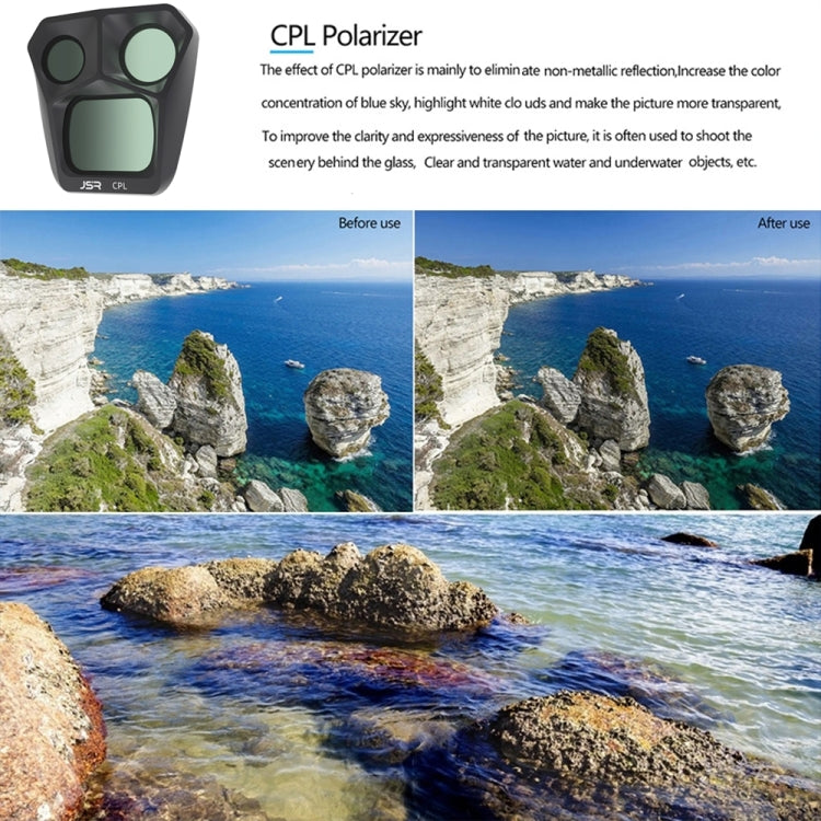 For DJI Mavic 3 Pro JSR GB 3 in 1 CPL ND16 NIGHT Lens Filter - free shipping - PMC TechLife - Order now!