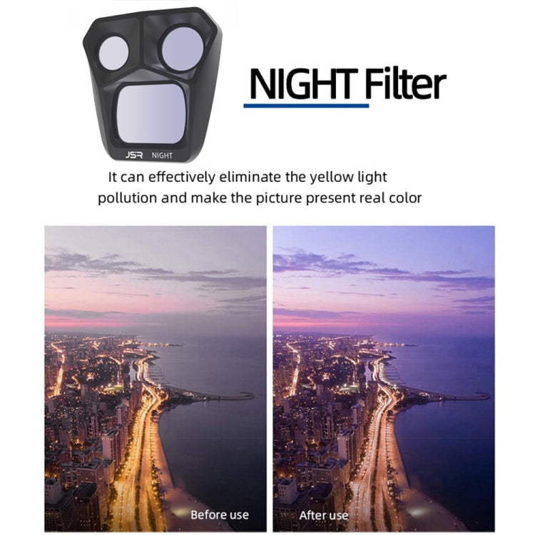 For DJI Mavic 3 Pro JSR GB 3 in 1 CPL ND16 NIGHT Lens Filter - Lens Filter by JSR | Online Shopping South Africa | PMC Jewellery | Buy Now Pay Later Mobicred