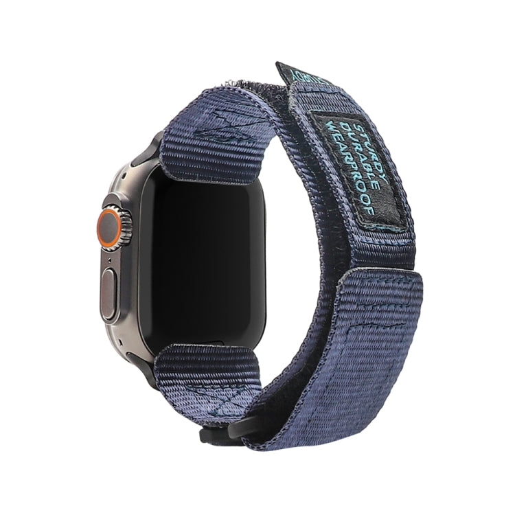 Nylon Two Section Watch Band For Apple Watch 2 38mm(Blue) - Watch Bands by PMC TechLife | Online Shopping South Africa | PMC TechLife