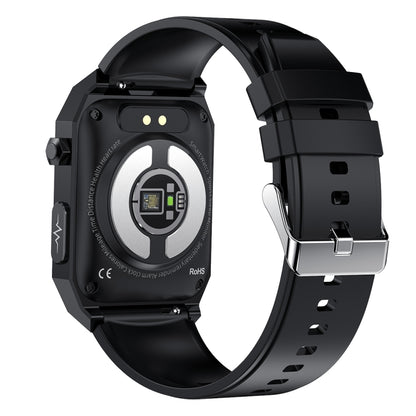 E530 1.91 inch IP68 Waterproof Silicone Band Smart Watch Supports ECG / Non-invasive Blood Sugar(Black) - Smart Watches by PMC Jewellery | Online Shopping South Africa | PMC Jewellery