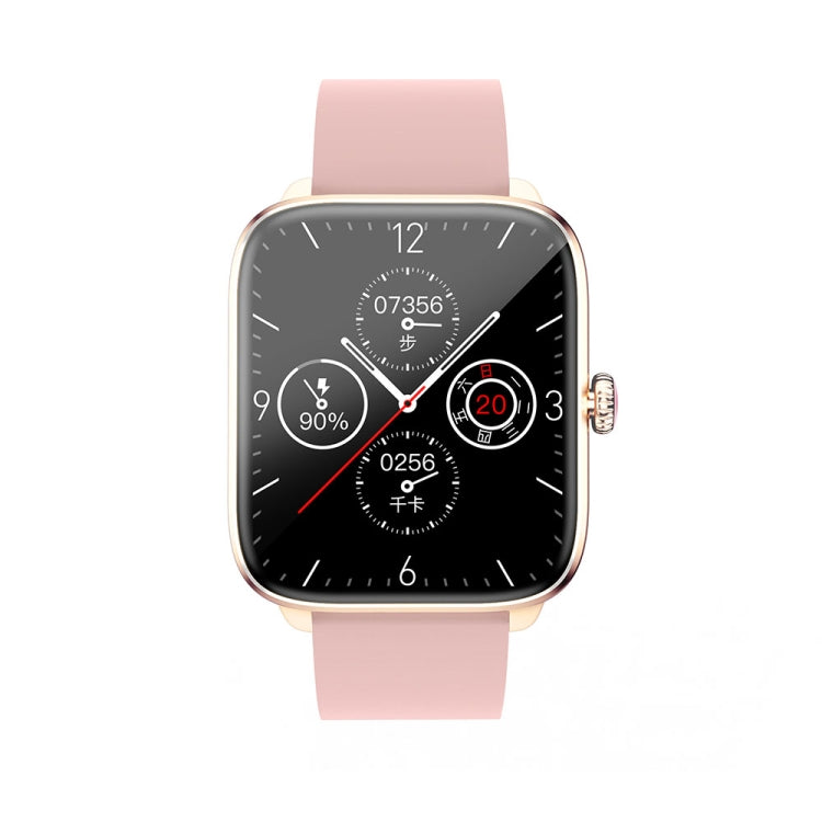 T20 1.96 inch IP67 Waterproof Silicone Band Smart Watch, Supports Dual-mode Bluetooth Call / Heart Rate Monitoring(Pink) - Smart Watches by PMC Jewellery | Online Shopping South Africa | PMC Jewellery