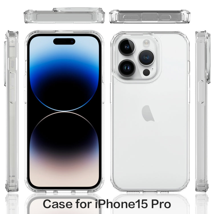 For iPhone 15 Pro Scratchproof Acrylic TPU Phone Case(Transparent) - free shipping - PMC TechLife - Order now!