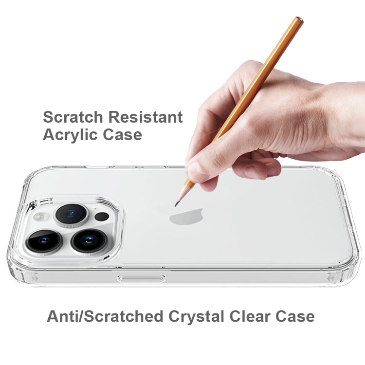 For iPhone 15 Pro Scratchproof Acrylic TPU Phone Case(Transparent) - free shipping - PMC TechLife - Order now!