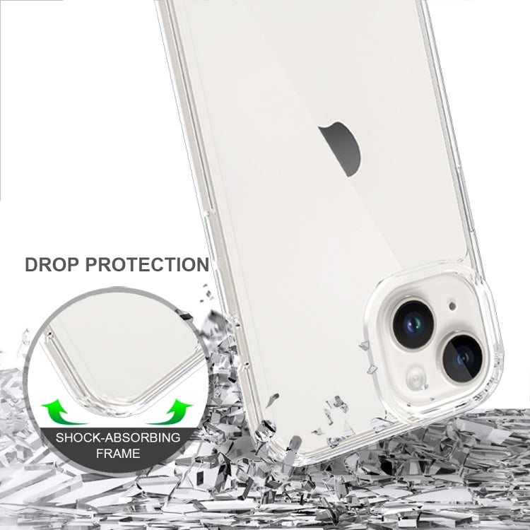 For iPhone 15 Scratchproof Acrylic TPU Phone Case(Transparent) - iPhone 15 Cases by PMC TechLife | Online Shopping South Africa | PMC TechLife | Buy Now Pay Later Mobicred