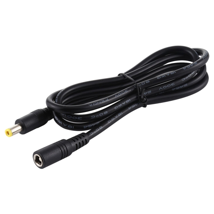 8A 5.5 x 2.5mm Female to Male DC Power Extension Cable, Cable Length:3m(Black) - Universal Power Adapter by PMC Jewellery | Online Shopping South Africa | PMC Jewellery