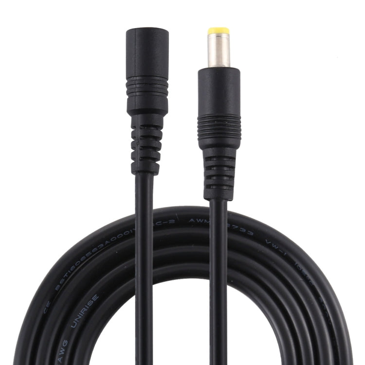 8A 5.5 x 2.5mm Female to Male DC Power Extension Cable, Cable Length:5m(Black) - Universal Power Adapter by PMC TechLife | Online Shopping South Africa | PMC TechLife