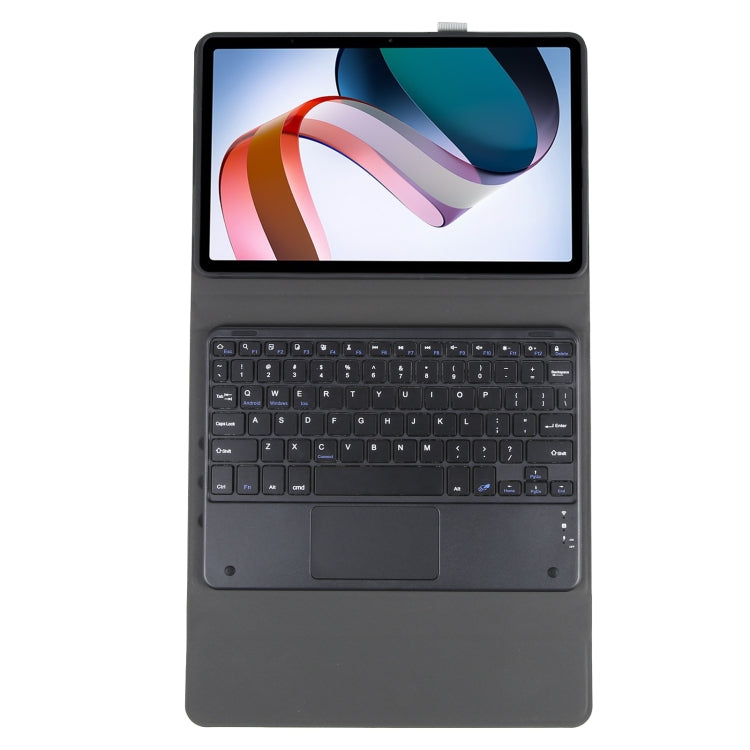 For Xiaomi Redmi Pad Ultra-thin Bluetooth Keyboard Leather Case with Touchpad(Black) - Xiaomi Keyboard by PMC TechLife | Online Shopping South Africa | PMC TechLife | Buy Now Pay Later Mobicred