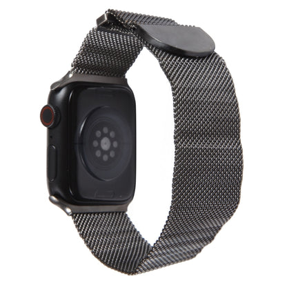 For Apple Watch Ultra 49mm Milanese Metal Magnetic Watch Band(Gunmetal) - Watch Bands by PMC Jewellery | Online Shopping South Africa | PMC Jewellery