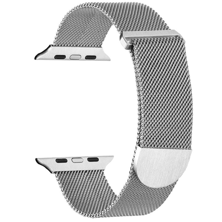 For Apple Watch 8 41mm Milanese Metal Magnetic Watch Band(Silver) - Watch Bands by PMC Jewellery | Online Shopping South Africa | PMC Jewellery