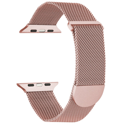 For Apple Watch SE 2022 40mm Milanese Metal Magnetic Watch Band(Pink) - Watch Bands by PMC Jewellery | Online Shopping South Africa | PMC Jewellery