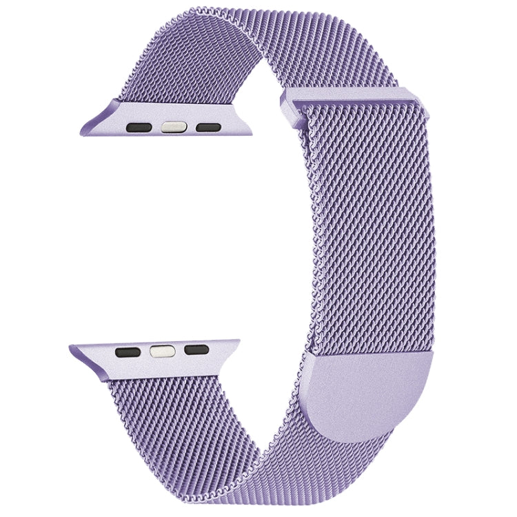 For Apple Watch 6 44mm Milanese Metal Magnetic Watch Band(Lavender Purple) - Watch Bands by PMC Jewellery | Online Shopping South Africa | PMC Jewellery