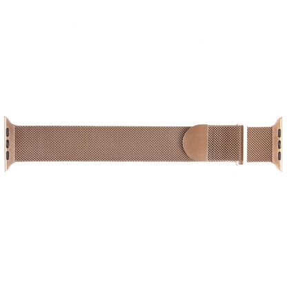 For Apple Watch 4 44mm Milanese Metal Magnetic Watch Band(Rose Gold) - Watch Bands by PMC Jewellery | Online Shopping South Africa | PMC Jewellery