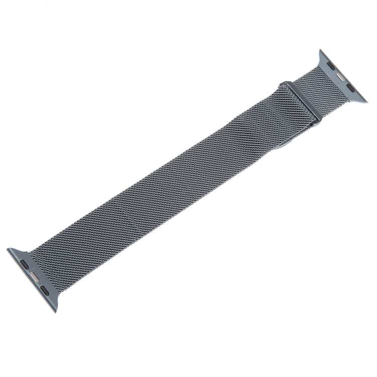 For Apple Watch 3 38mm Milanese Metal Magnetic Watch Band(Space Grey) - Watch Bands by PMC Jewellery | Online Shopping South Africa | PMC Jewellery