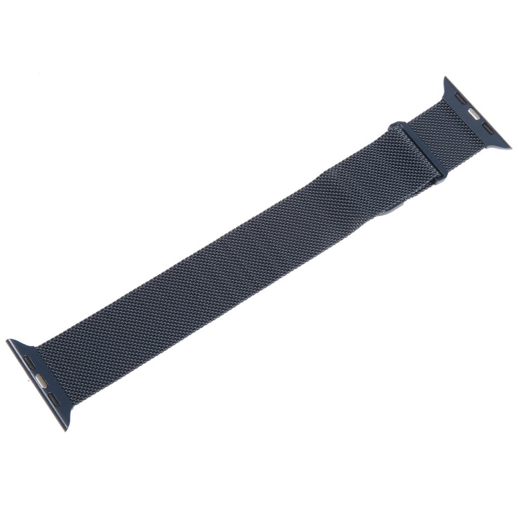 For Apple Watch 2 42mm Milanese Metal Magnetic Watch Band(Midnight Blue) - Watch Bands by PMC Jewellery | Online Shopping South Africa | PMC Jewellery