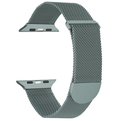 For Apple Watch 2 42mm Milanese Metal Magnetic Watch Band(Pine Green) - Watch Bands by PMC Jewellery | Online Shopping South Africa | PMC Jewellery