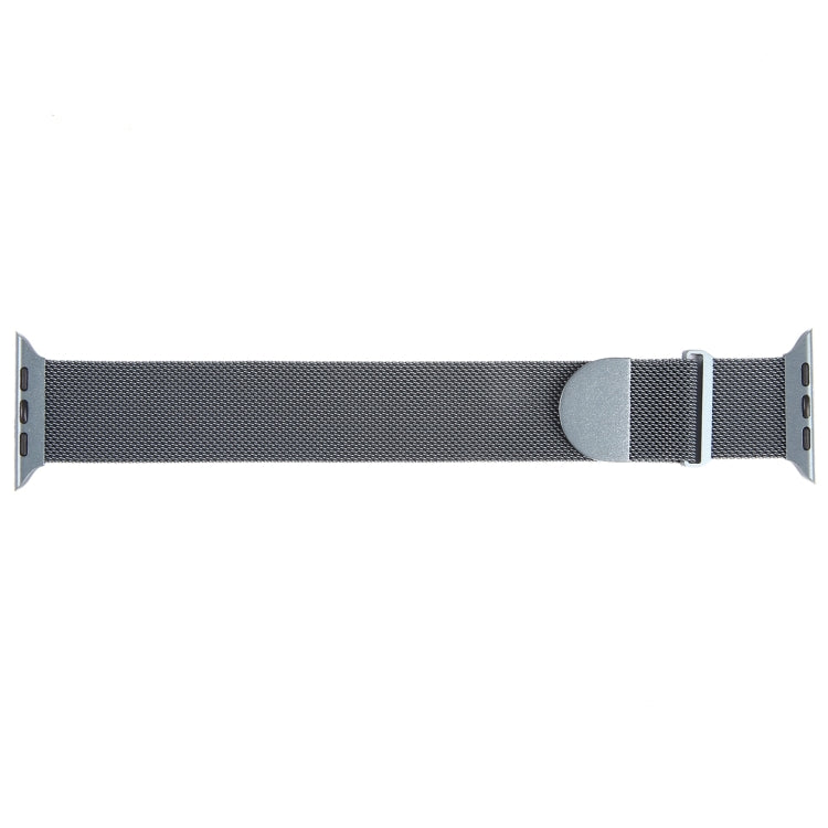 For Apple Watch 9 41mm Milanese Metal Magnetic Watch Band(Space Grey) - Watch Bands by PMC TechLife | Online Shopping South Africa | PMC TechLife
