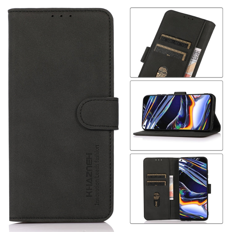 For iPhone 15 Pro Max KHAZNEH Matte Texture Leather Phone Case(Black) - free shipping - PMC TechLife - Order now!