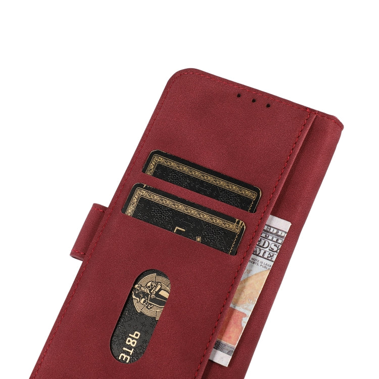 For iPhone 15 Pro KHAZNEH Matte Texture Leather Phone Case(Red) - free shipping - PMC TechLife - Order now!