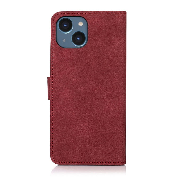 For iPhone 15 KHAZNEH Matte Texture Leather Phone Case(Red) - free shipping - PMC TechLife - Order now!
