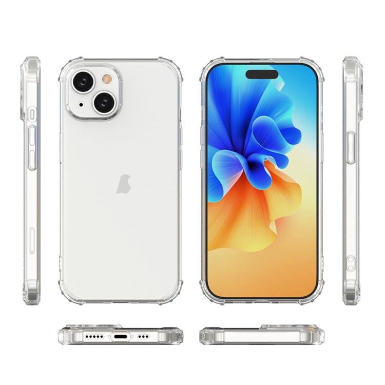 For iPhone 15 Plus Four-Corner Shockproof Clear TPU Phone Case(Transparent) - free shipping - PMC TechLife - Order now!