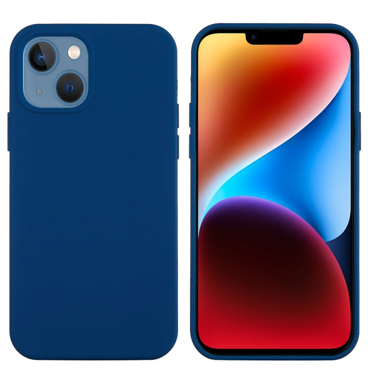 For iPhone 15 Solid Color Silicone Phone Case(Cobalt Blue) - iPhone 15 Cases by PMC TechLife | Online Shopping South Africa | PMC TechLife