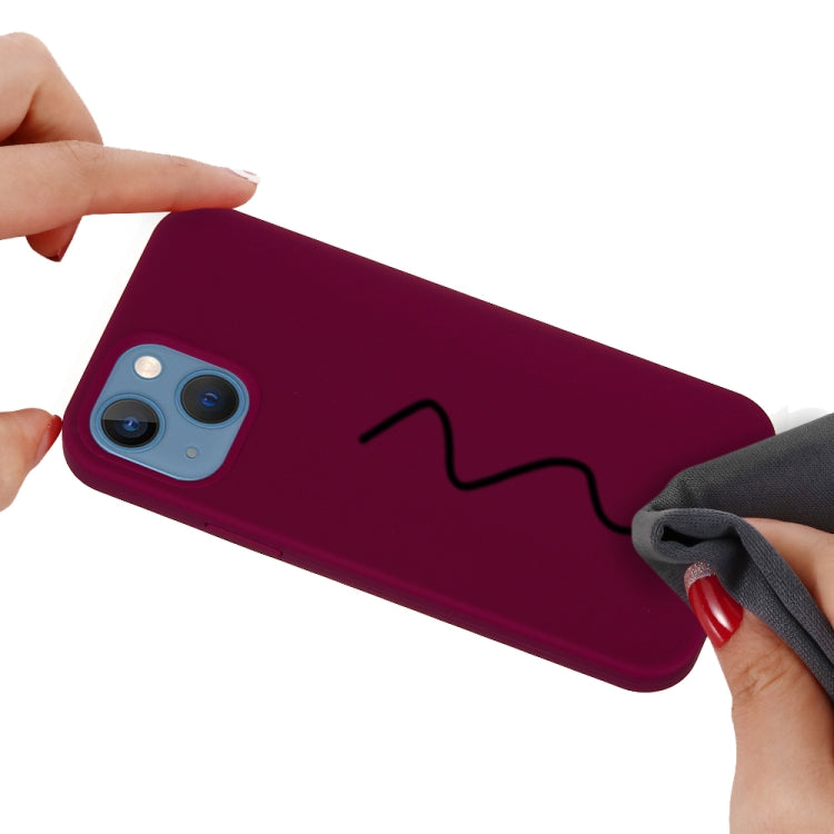For iPhone 15 Plus Solid Color Silicone Phone Case(Violet) - iPhone 15 Plus Cases by PMC TechLife | Online Shopping South Africa | PMC TechLife