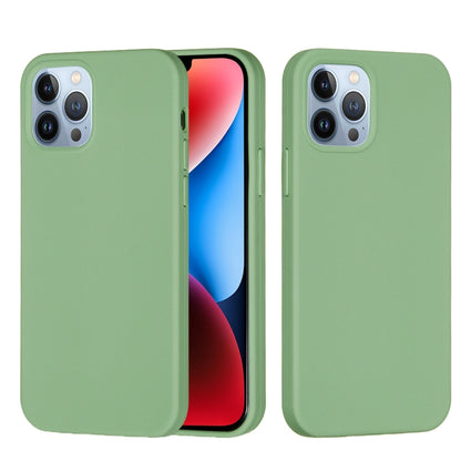 For iPhone 15 Pro Solid Color Silicone Phone Case(Mint Green) - iPhone 15 Pro Cases by PMC Jewellery | Online Shopping South Africa | PMC Jewellery