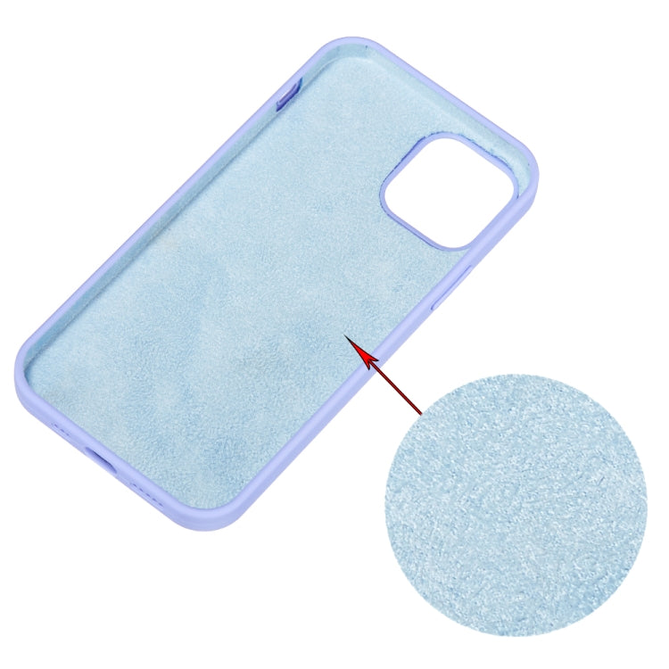 For iPhone 15 Pro Solid Color Silicone Phone Case(Purple) - iPhone 15 Pro Cases by PMC TechLife | Online Shopping South Africa | PMC TechLife