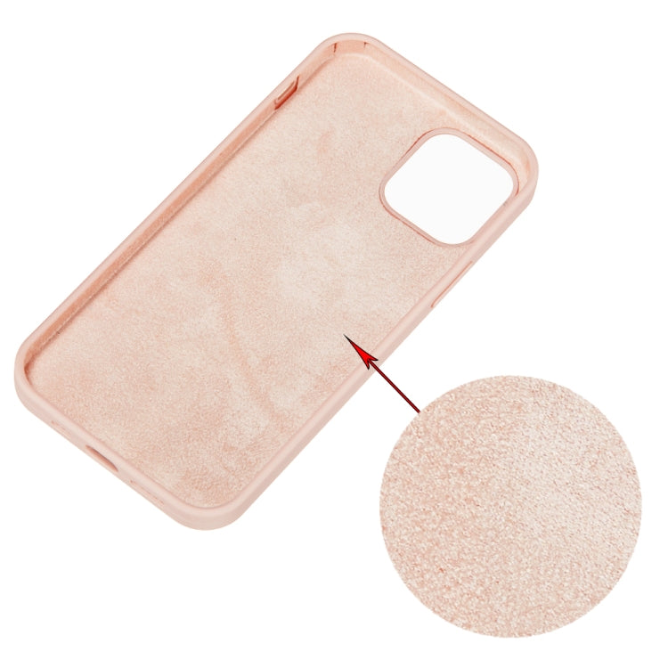 For iPhone 15 Pro Solid Color Silicone Phone Case(Sand Pink) - iPhone 15 Pro Cases by PMC TechLife | Online Shopping South Africa | PMC TechLife