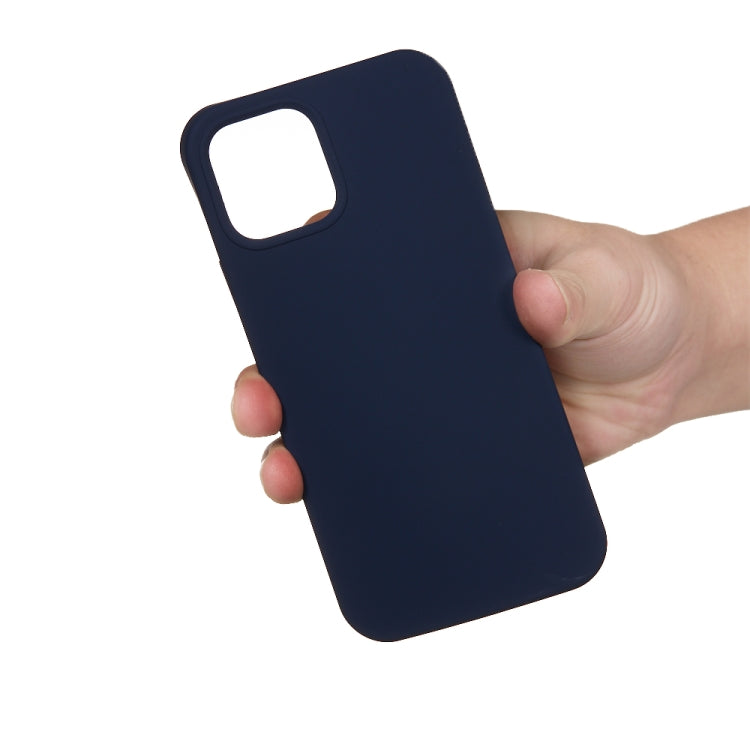 For iPhone 15 Pro Solid Color Silicone Phone Case(Midnight Blue) - iPhone 15 Pro Cases by PMC TechLife | Online Shopping South Africa | PMC TechLife