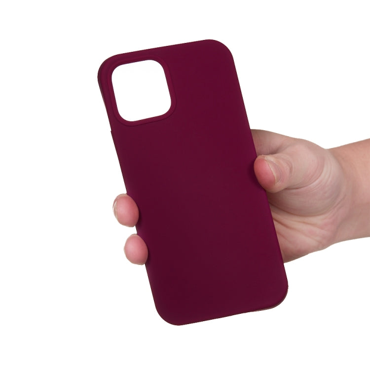 For iPhone 15 Pro Max Solid Color Silicone Phone Case(Violet) - iPhone 15 Pro Max Cases by PMC TechLife | Online Shopping South Africa | PMC TechLife