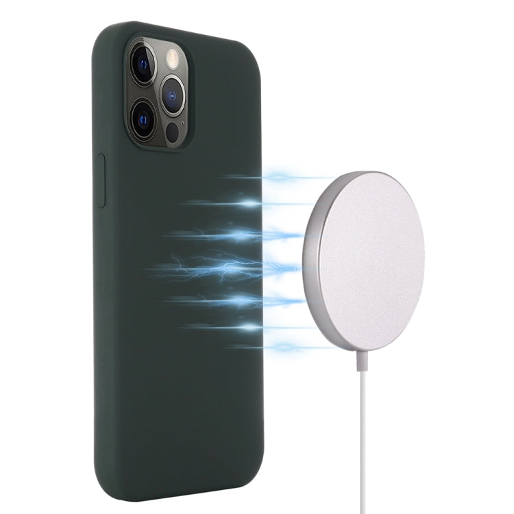 For iPhone 15 Pro Shockproof Silicone Magsafe Phone Case(Dark Green) - free shipping - PMC TechLife - Order now!